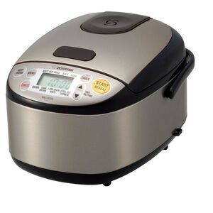 Zojirushi - Micom Rice Cooker & Warmer, 3 cup Silver/Black